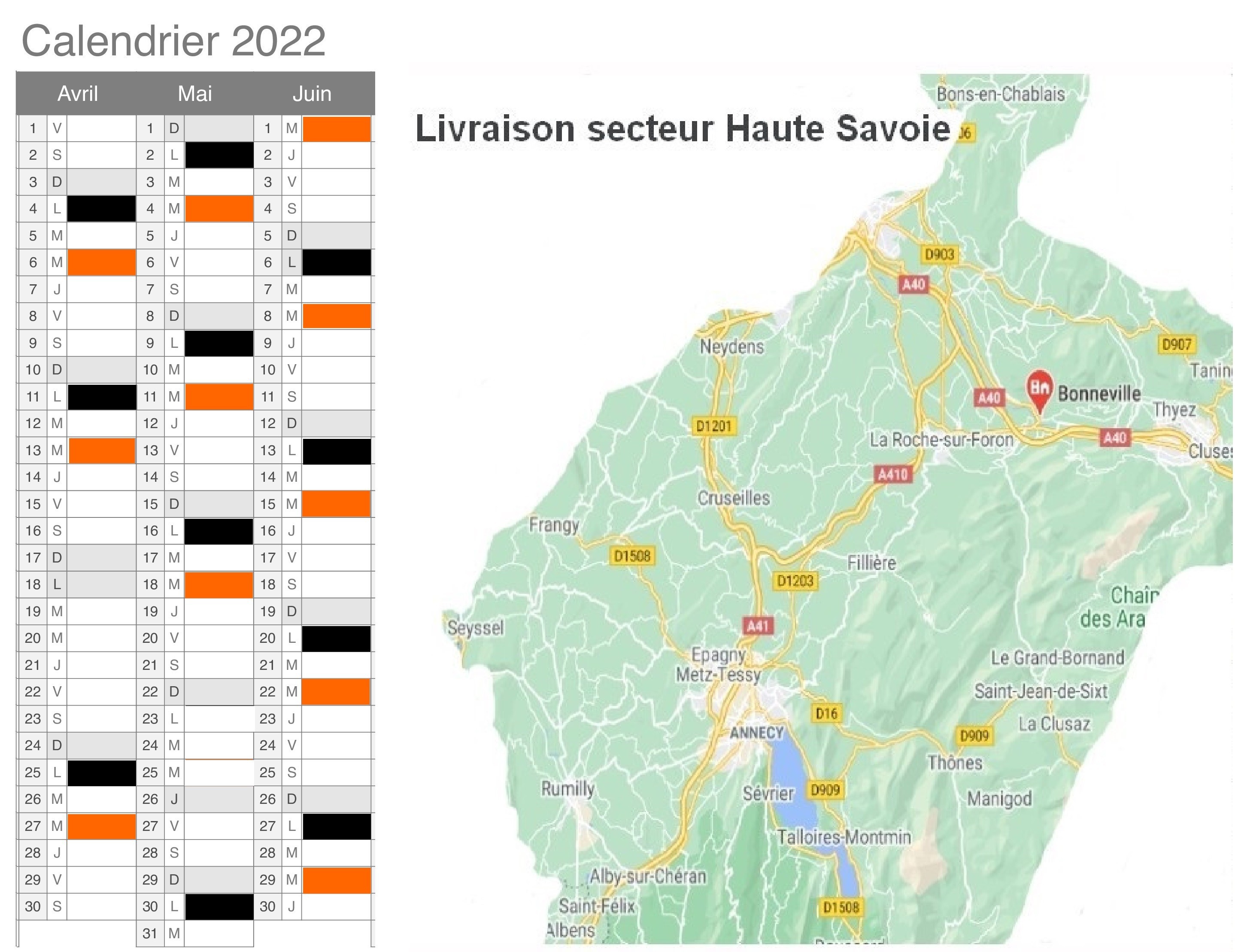 Secteur Haute Savoie (Hors Thônon-Evian)
